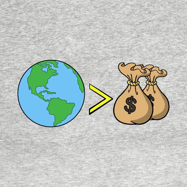 Earth day Our Planet is more important than Money by Mesyo